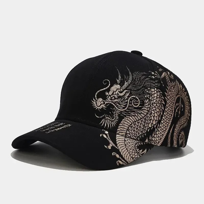 Chinese Style Dragon Pattern Baseball Hat